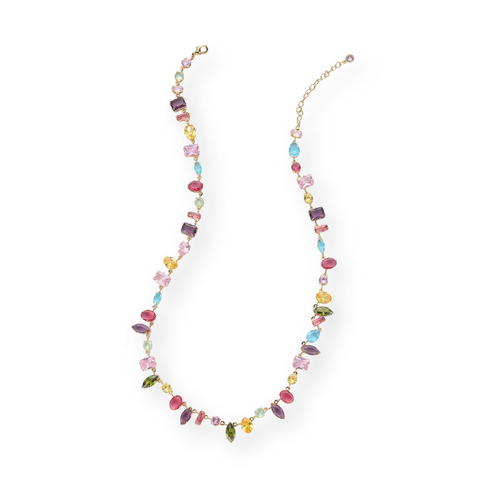 Katherina Multicolor Mixed Shape Necklace