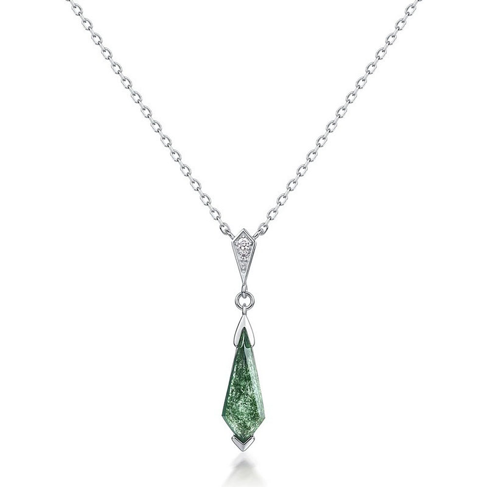 Katia Green Moss Cone Necklace