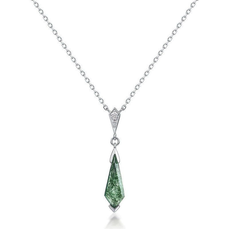 Katia Green Moss Cone Necklace