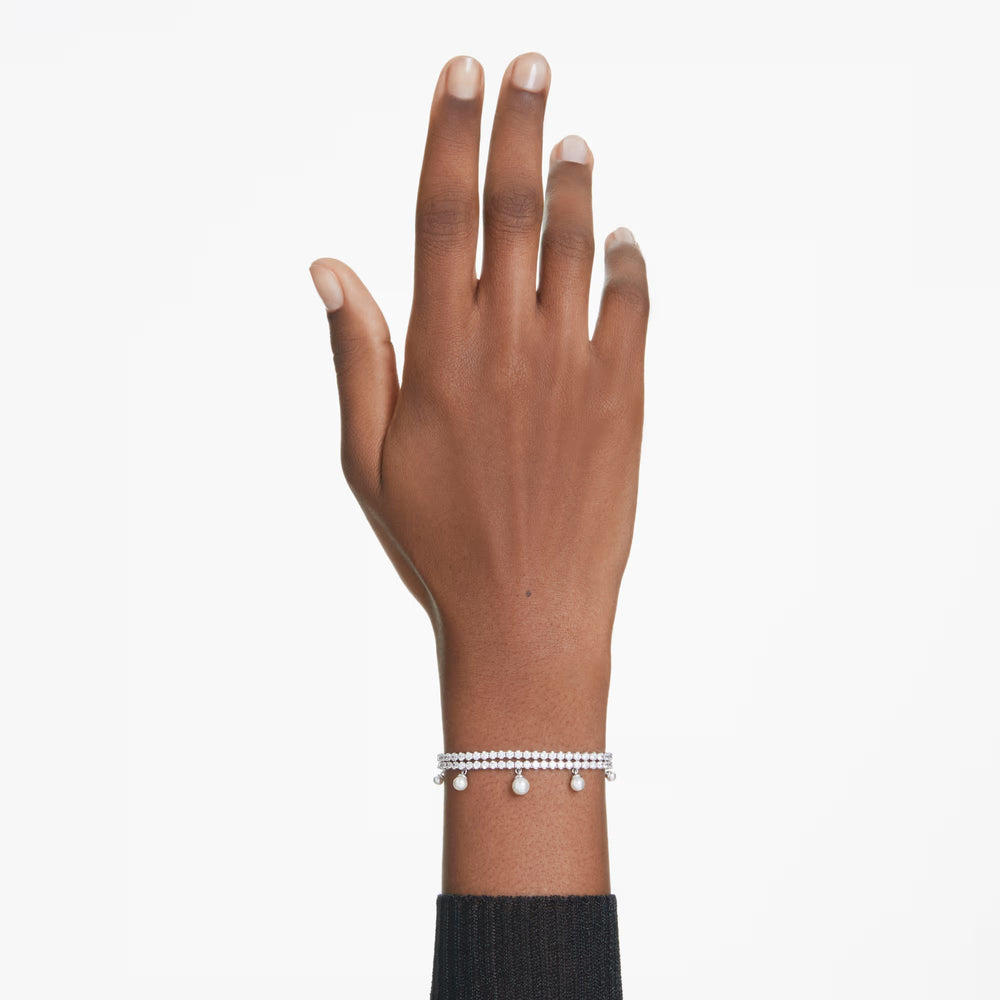 Katja Silver Pearl Bracelet