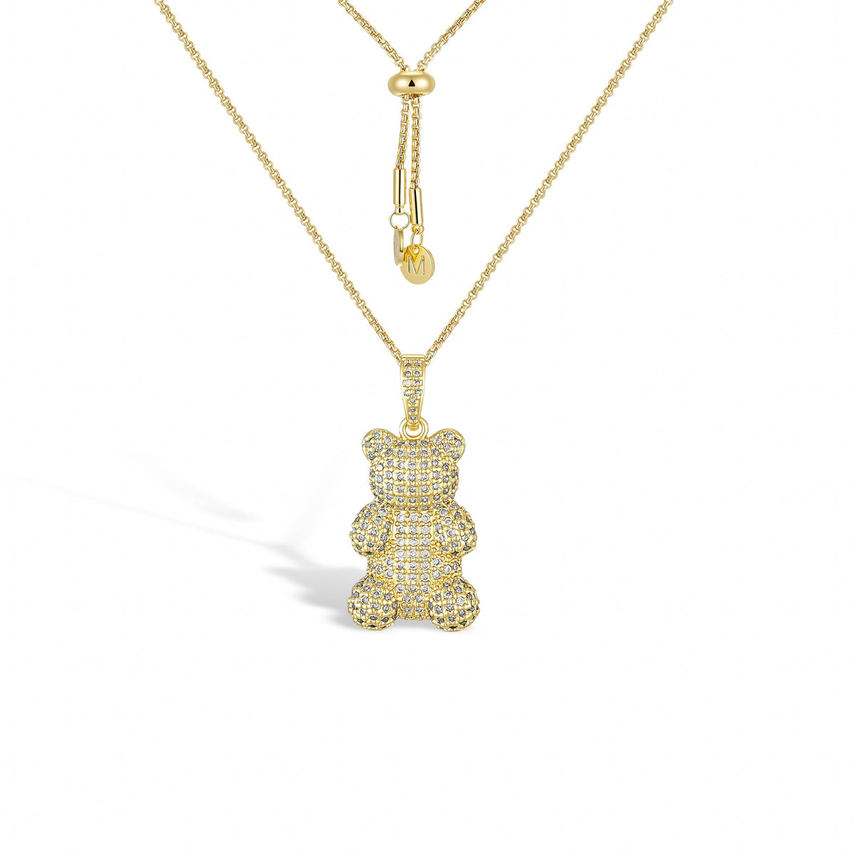 Kélyanne 18K Gold Large Bear Necklace
