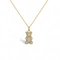 Kélyanne 18K Gold Small Bear Necklace
