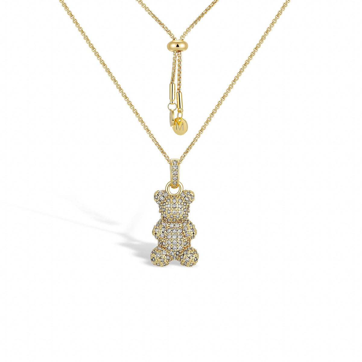 Kélyanne 18K Gold Small Bear Necklace