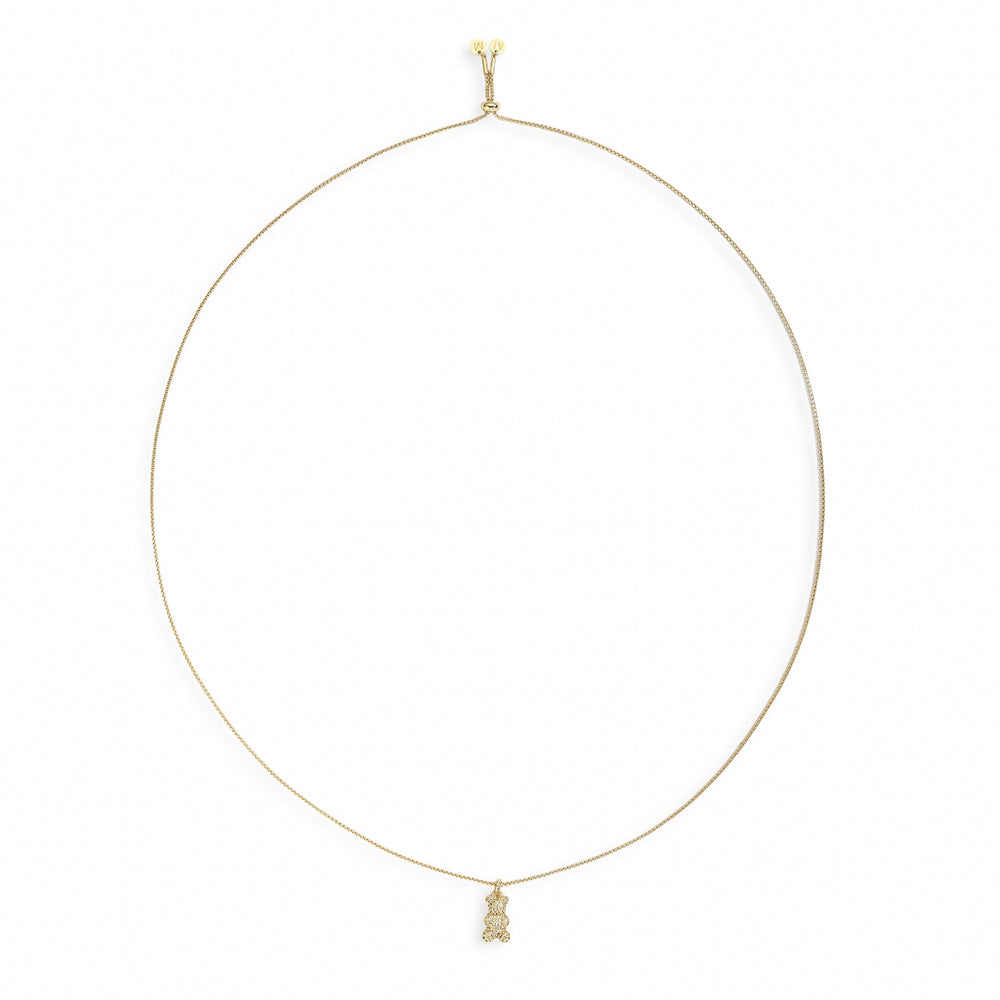 Kélyanne 18K Gold Small Bear Necklace