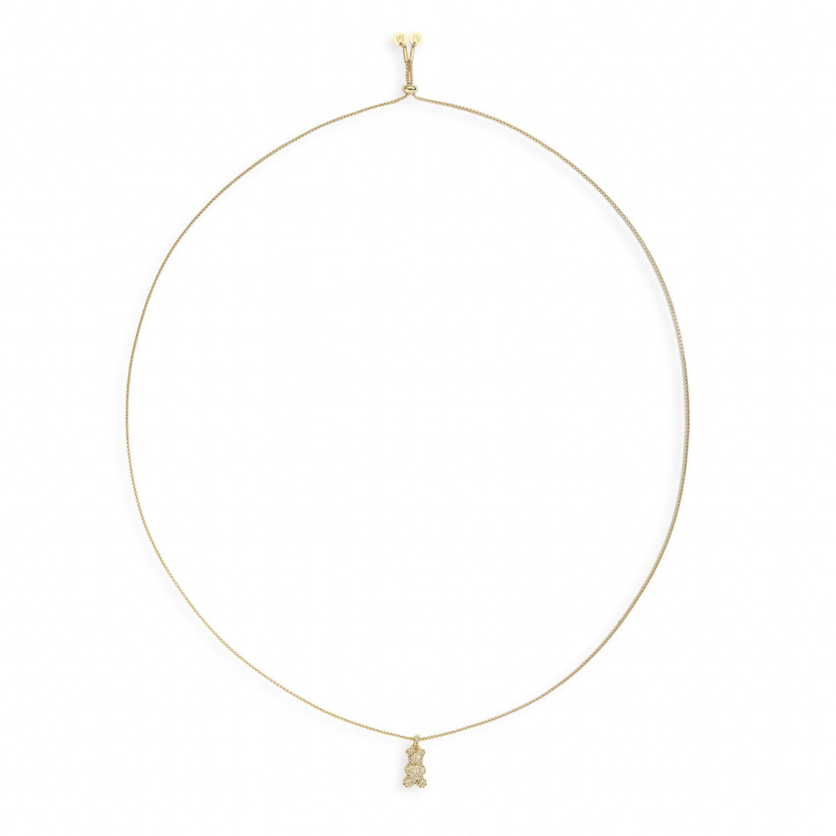 Kélyanne 18K Gold Small Bear Necklace