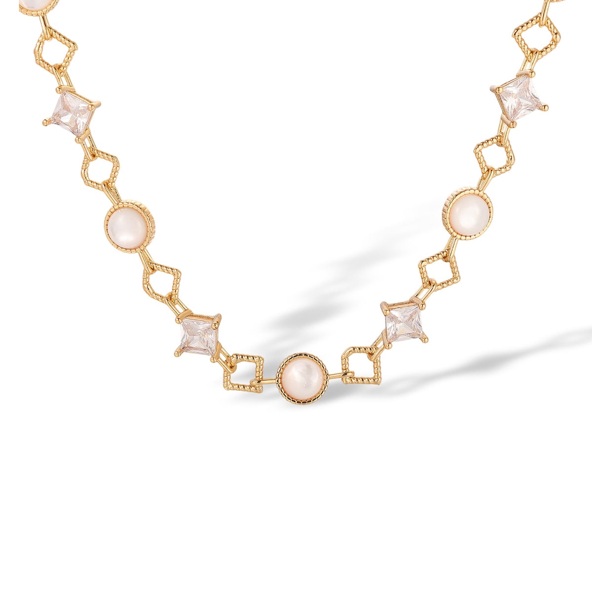 Kiana 14K Gold Pearl Star Necklace