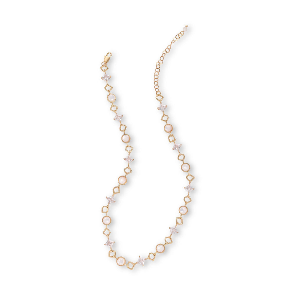 Kiana 14K Gold Pearl Star Necklace