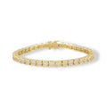 Konstanze 14K Gold Square Tennis Bracelet