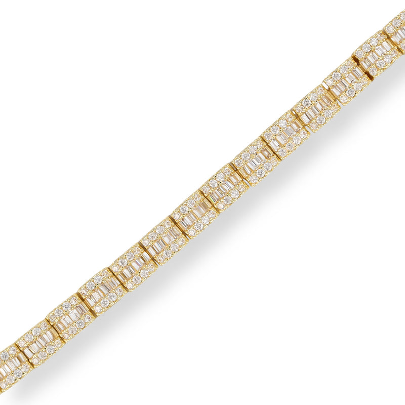 Konstanze 14K Gold Square Tennis Bracelet