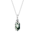 Korrigane Rectangular Moss Necklace