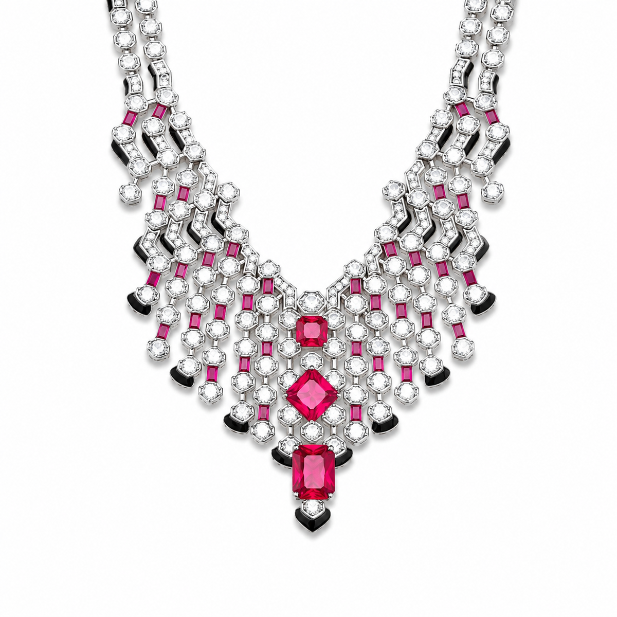 Kunlinde Cushion Tassel Necklace
