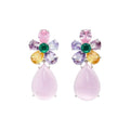 Kunwina Floral Teardrop Drop Earrings
