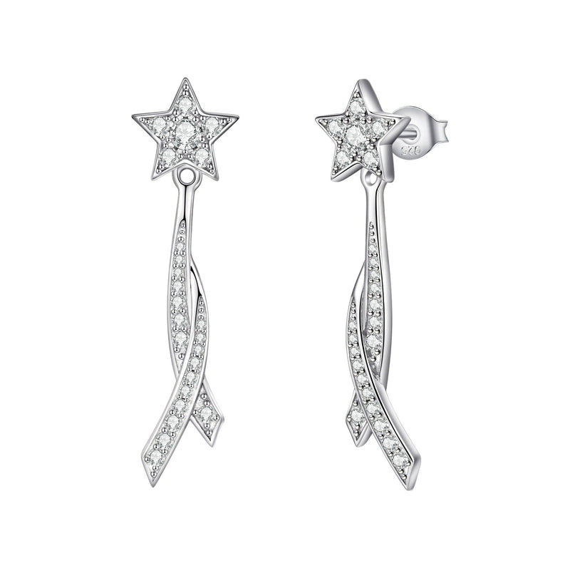 Laënnec White Star Earrings