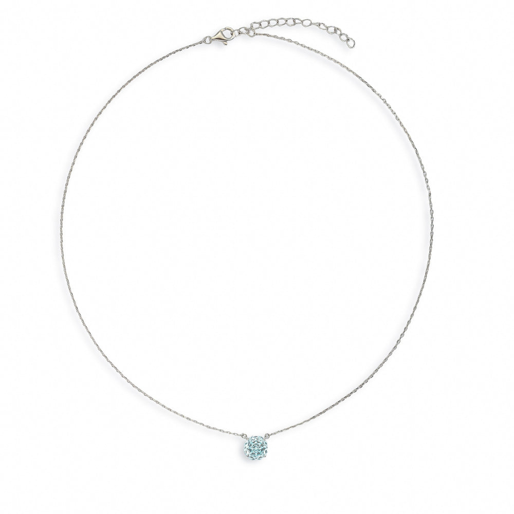 Lætitia Blue Floral Necklace