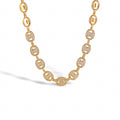 Lara 14K Yellow Gold Oval Link Necklace