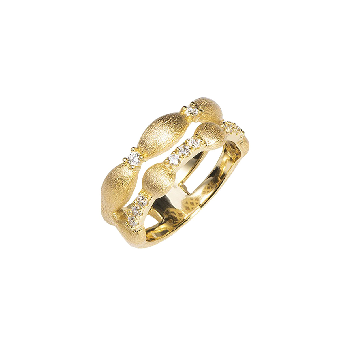 Laurence 14K Gold Dual Band Ring