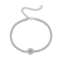 Léandreline White Floral Bracelet