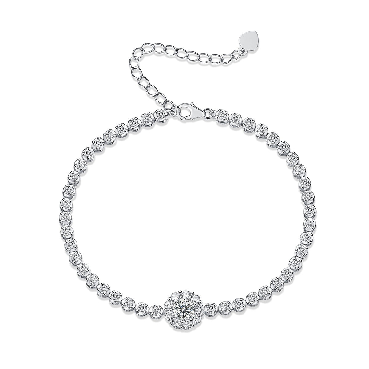 Léandreline White Floral Bracelet