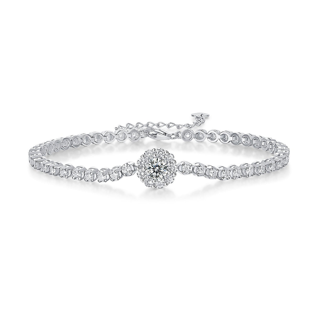 Léandreline White Floral Bracelet