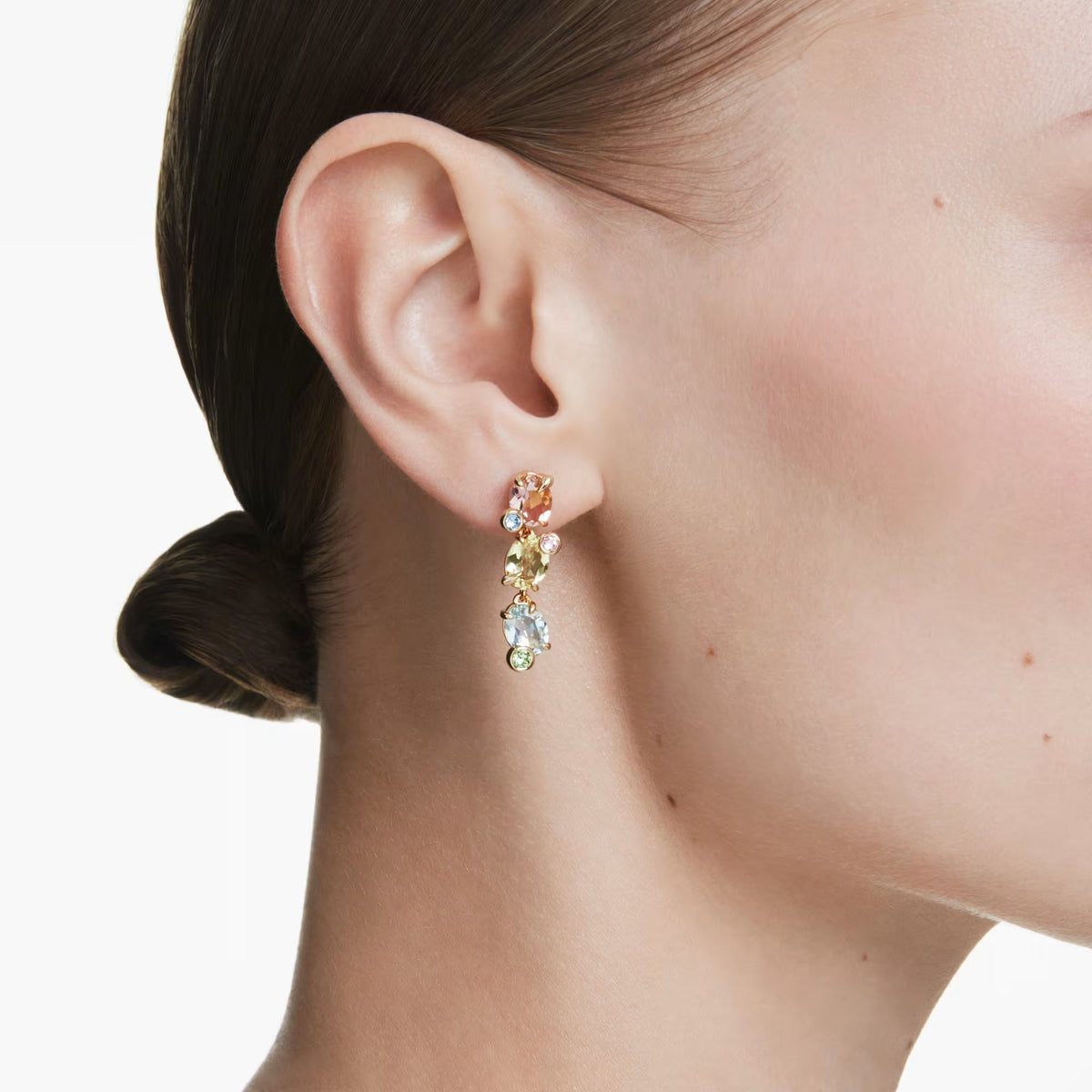 Lena Multicolor Oval Earrings