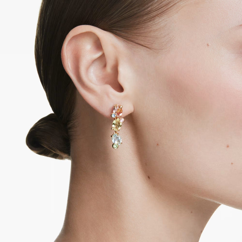 Lena Multicolor Oval Earrings