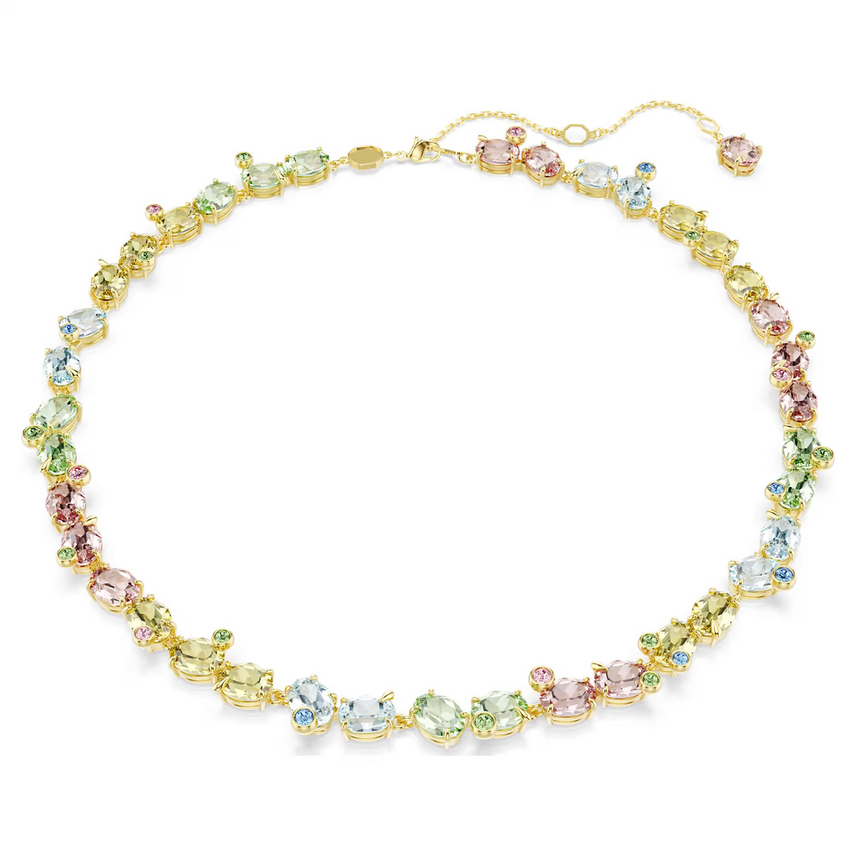 Lena Multicolor Oval Necklace