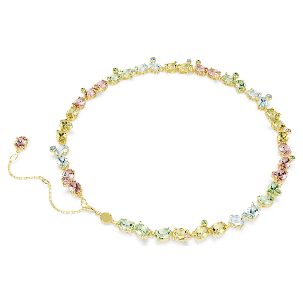 Lena Multicolor Oval Necklace