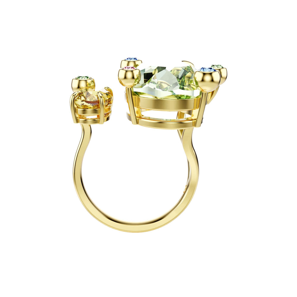 Lena Multicolor Oval Open Ring
