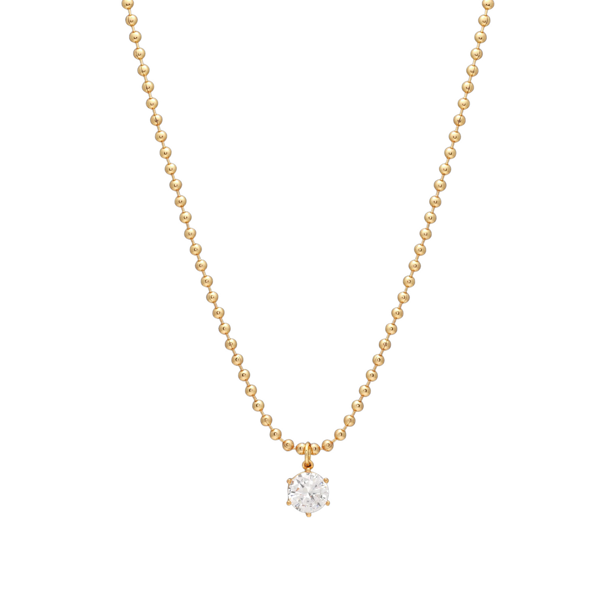 Leonarda 14K Gold Round Necklace