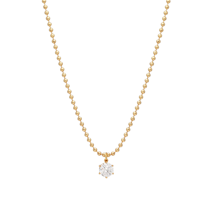 Leonarda 14K Gold Round Necklace