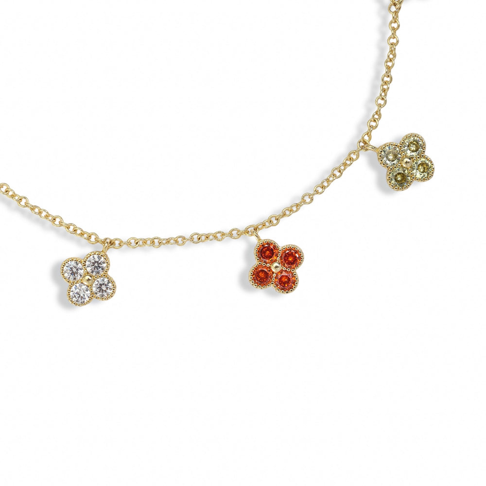 Léonide Multicolor Trèfle Bracelet