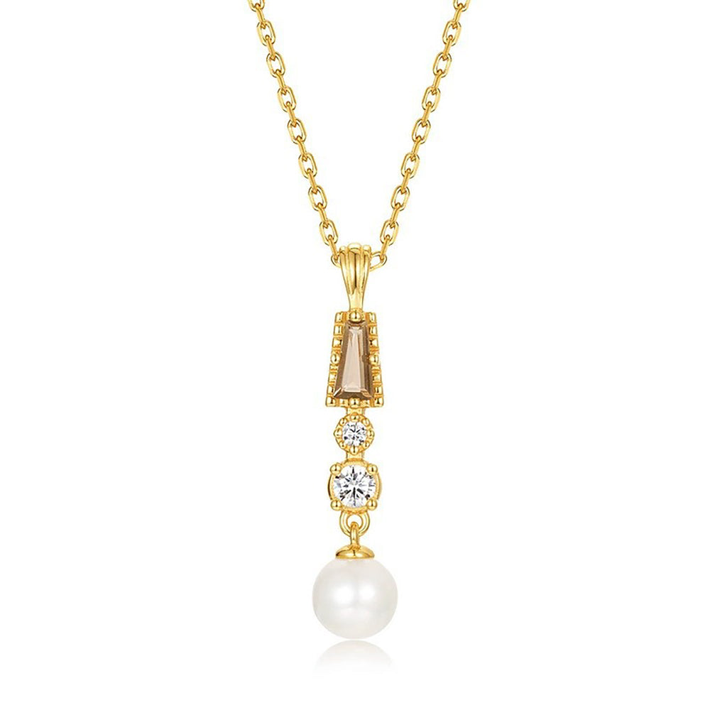 Léonine 14K Gold Pearls Necklace