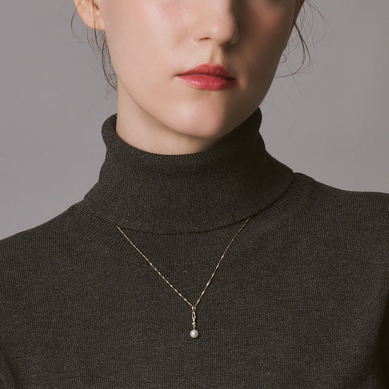 Léonine 14K Gold Pearls Necklace