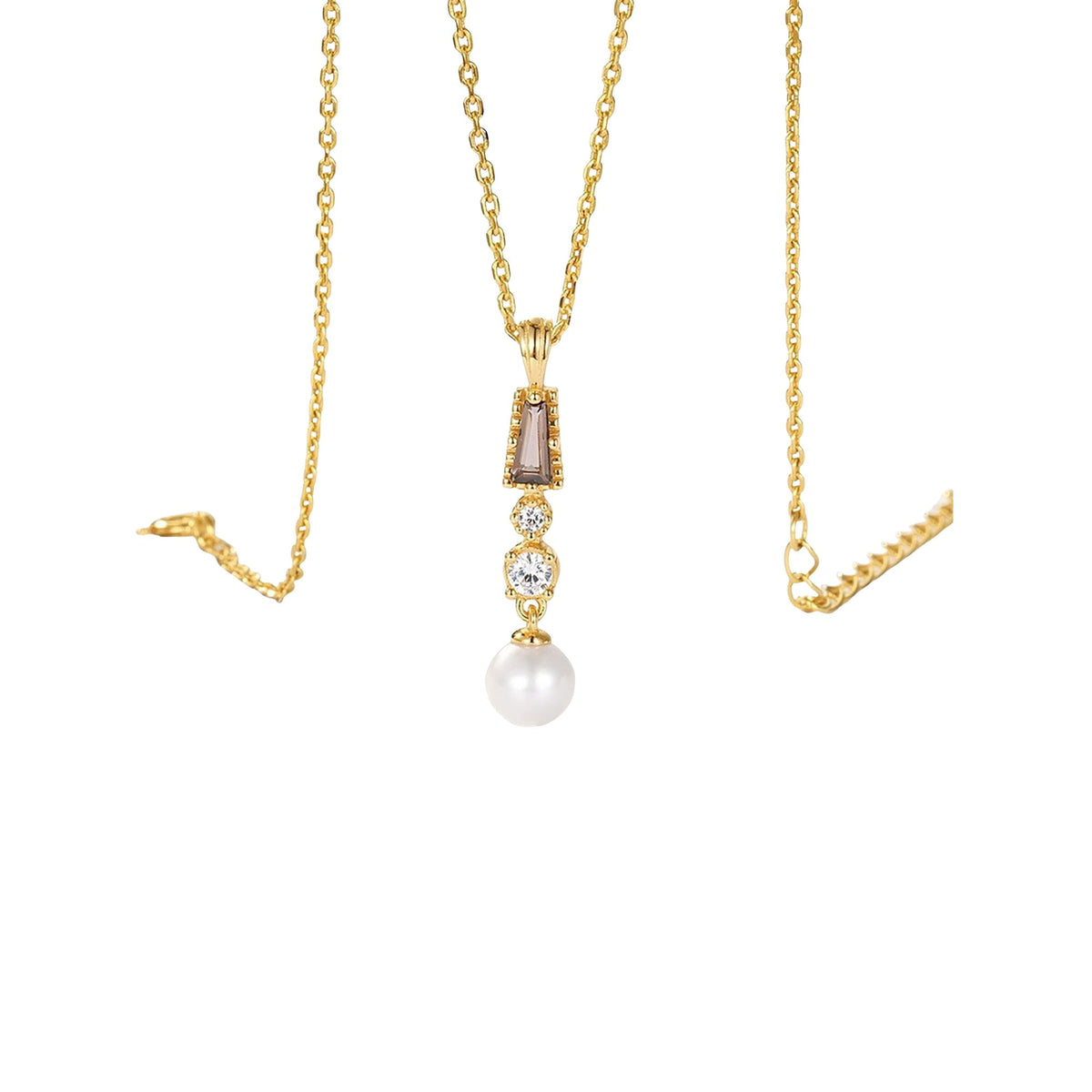 Léonine 14K Gold Pearls Necklace