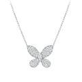 Léonne White Butterfly Necklace