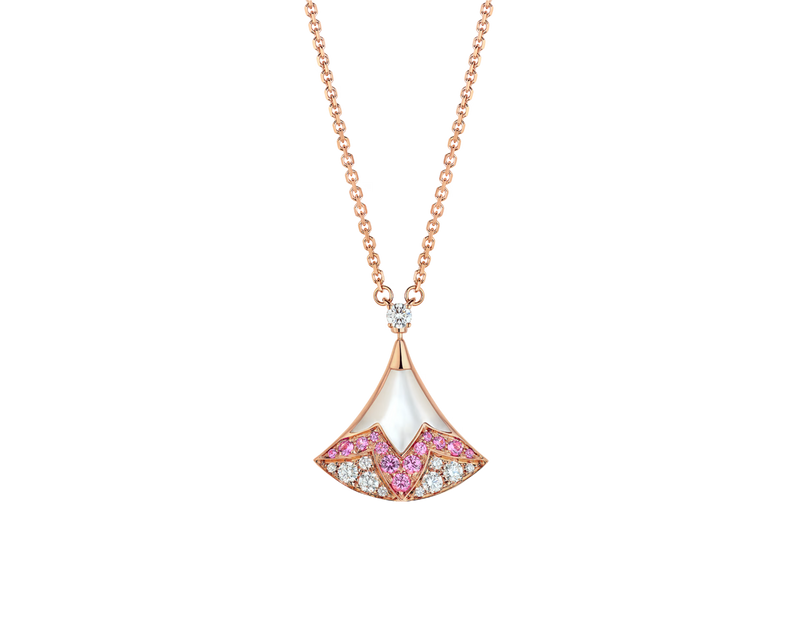 Leonore Multicolor Shell 18K Rose Gold Necklace