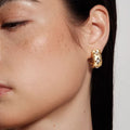 Léopoldine 14K Yellow Gold Floral Earrings
