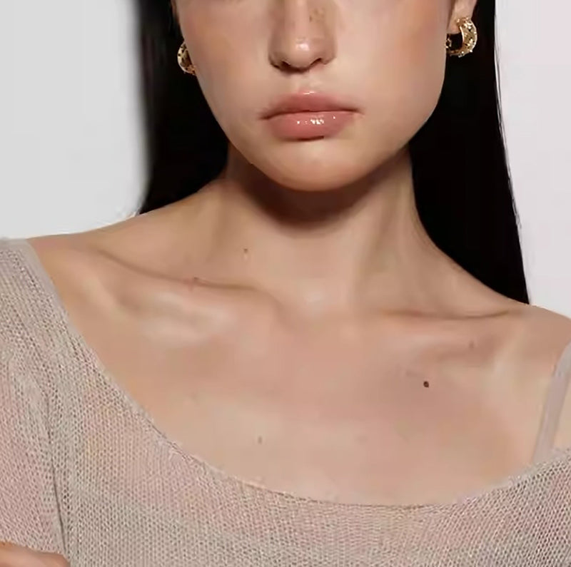 Léopoldine 14K Yellow Gold Floral Earrings