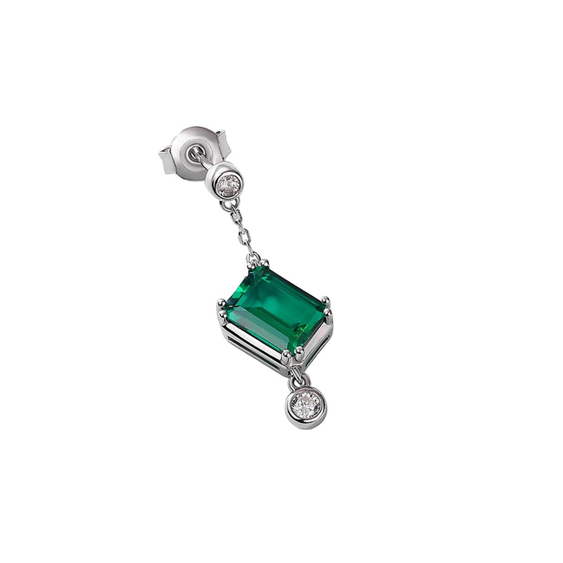 Leslie Green Rectangular Earrings