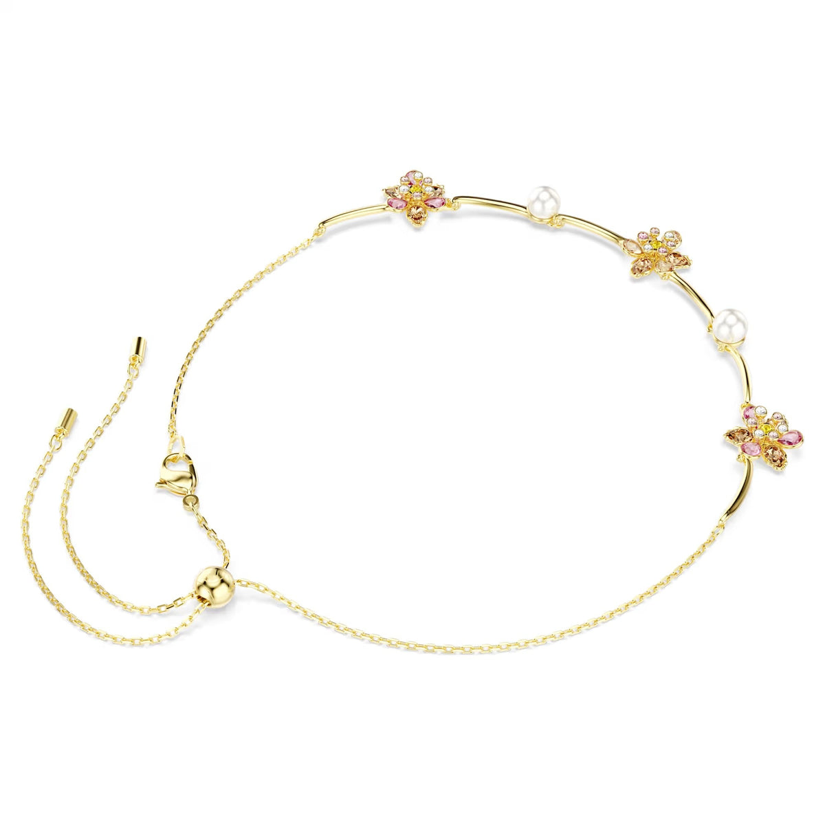 Liane Multicolor Floral Pearl Necklace