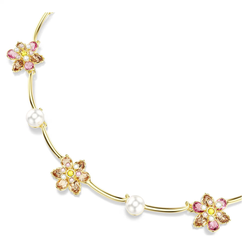 Liane Multicolor Floral Pearl Necklace
