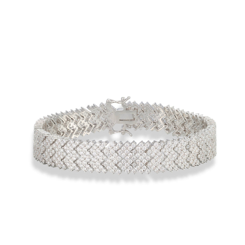 Liesel 14K Gold W Shape Bracelet