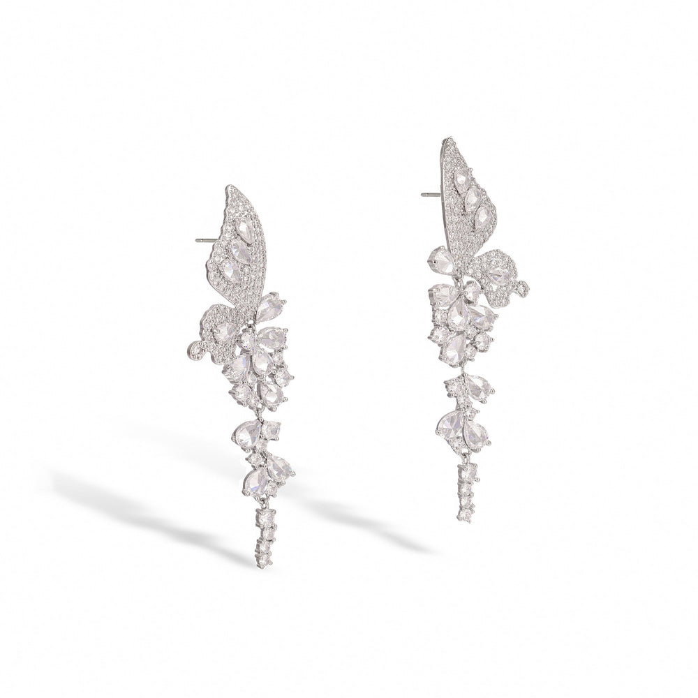 Liesl 14K Gold Butterfly Earrings