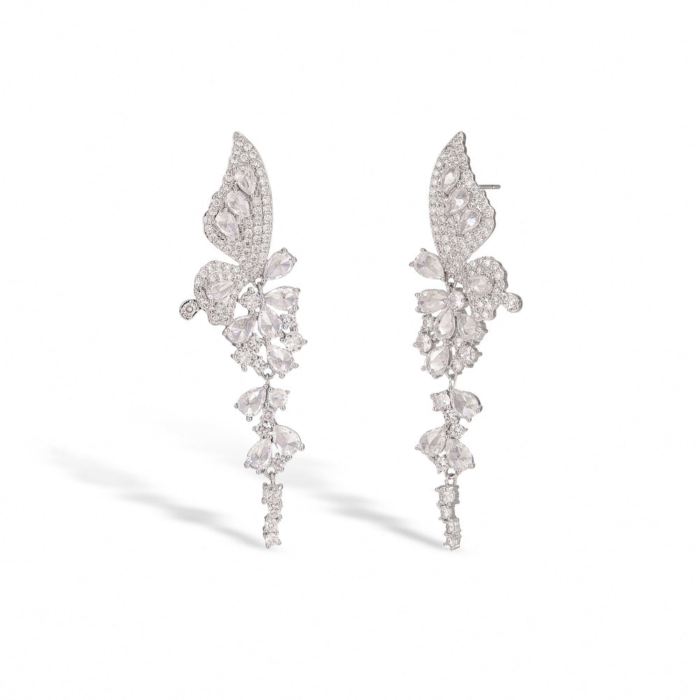 Liesl 14K Gold Butterfly Earrings