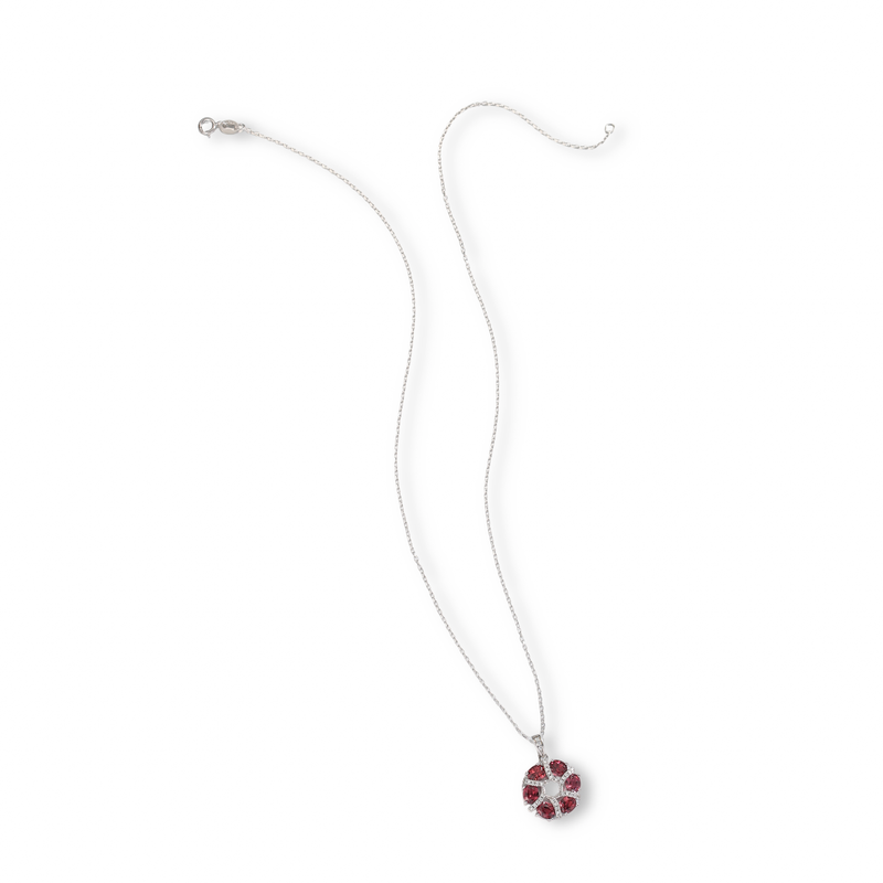 Liliane Surrounding Red Necklace