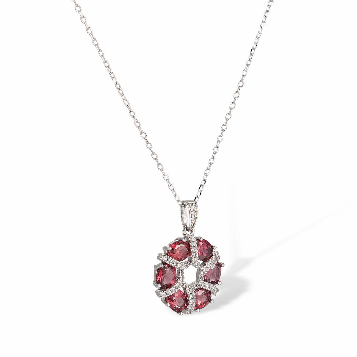 Liliane Surrounding Red Necklace