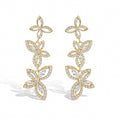 Limenitis 14K Gold Butterfly Earrings