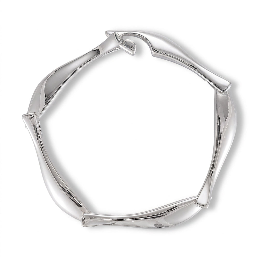 Linda 14K Gold Curve Bangle