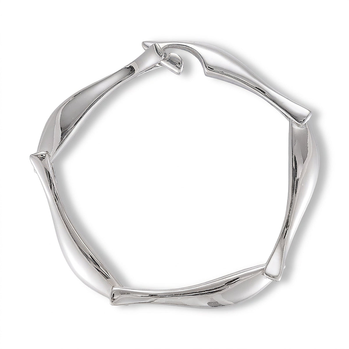 Linda 14K Gold Curve Bangle