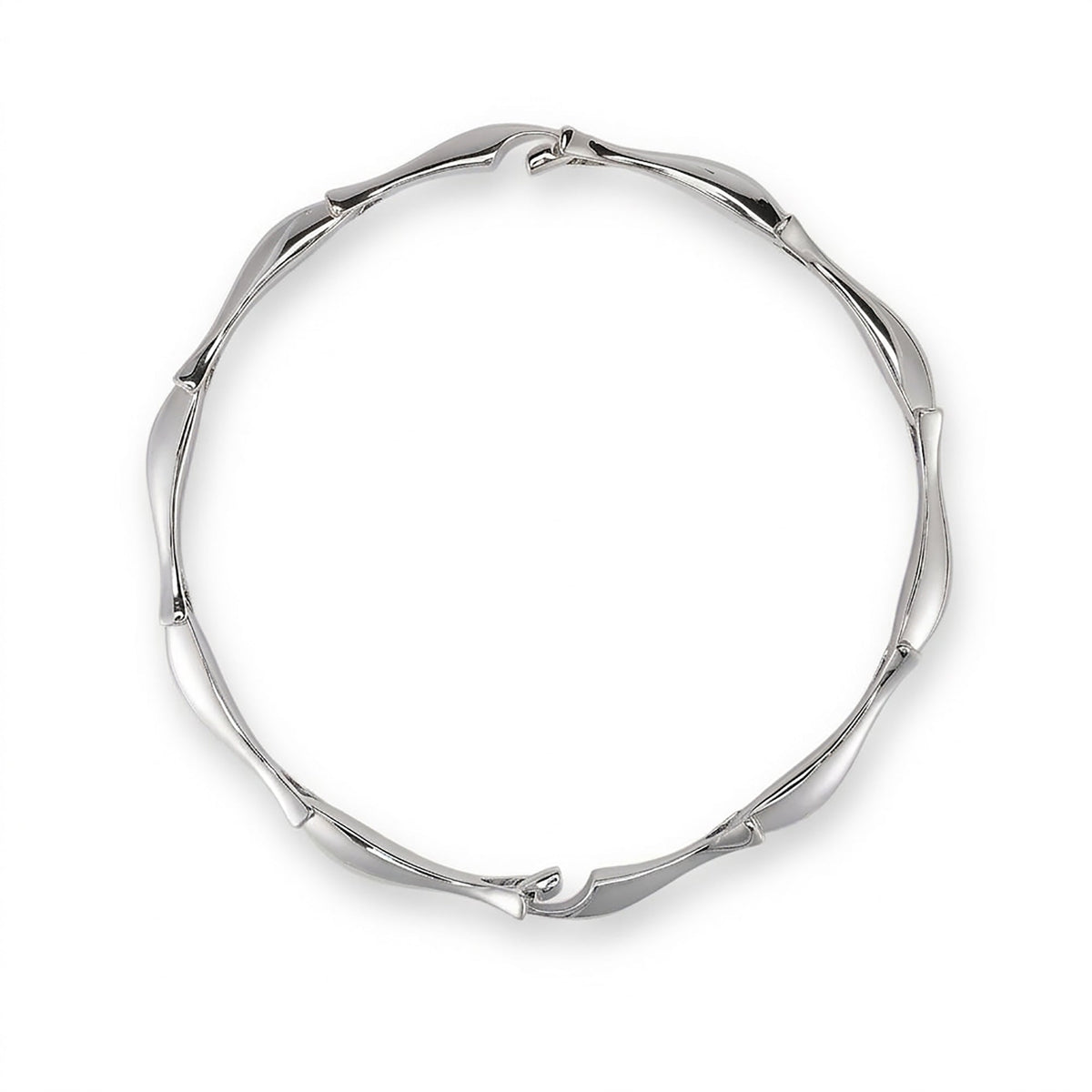 Linda 14K Gold Curve Necklace